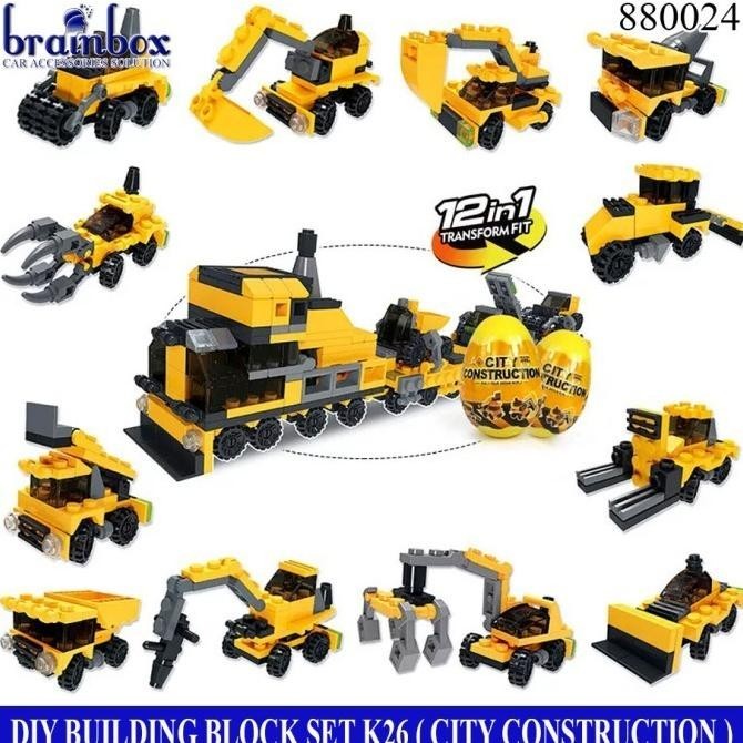 DIY Mainan Edukasi Anak Lego Block Brick Minicraft Construction