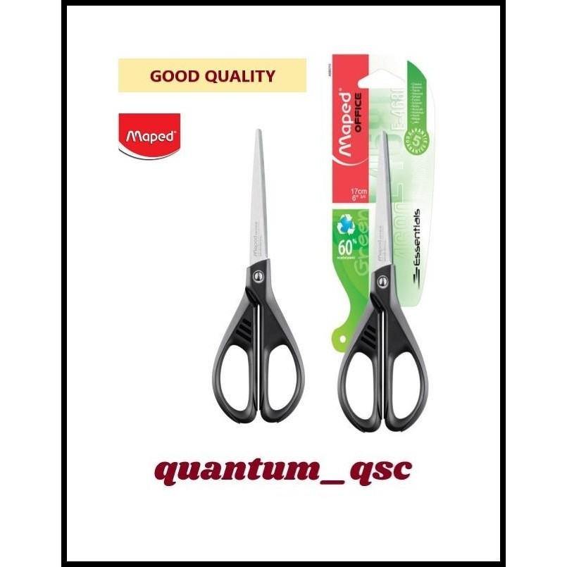 

BEST DEAL MAPED GUNTING ESSENTIAL SCISSOR STAINLESS STEEL BLADE GOOD QUALITY ORI !!!!