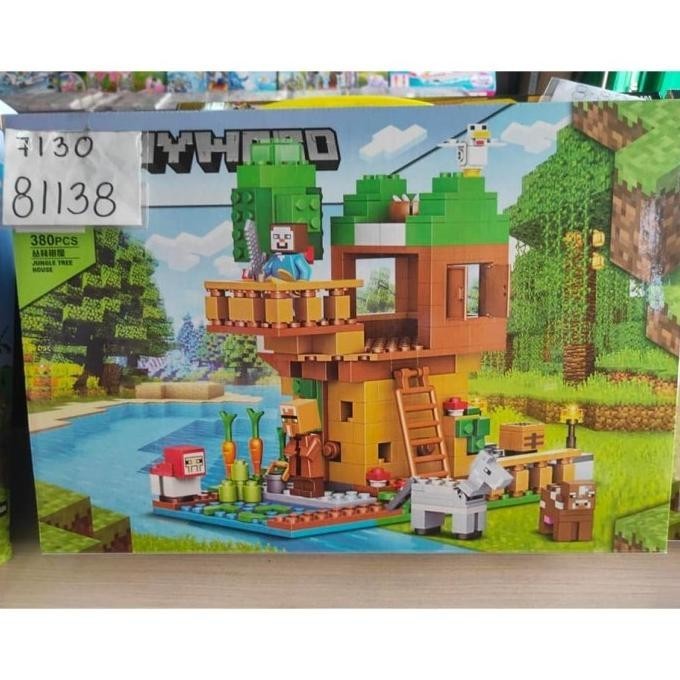 Enm Bricks Chaobao My World Tree House 7130 Edukasi Anak Brick