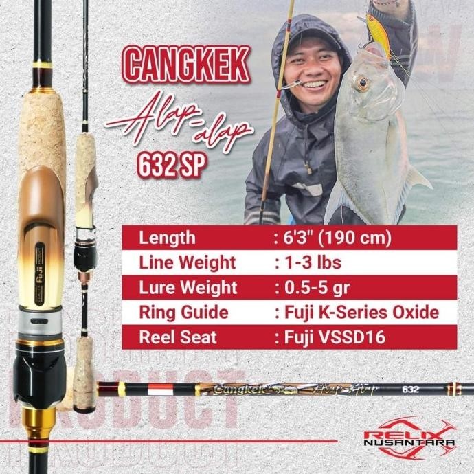 Joran Cangkek 1-3 Lb 632 Xul Relix Nusantara