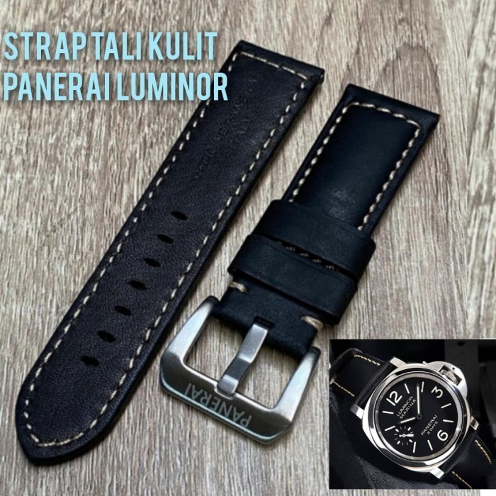 Strap Tali Kulit Jam Tangan Panerai Luminor Ukuran 24mm Original