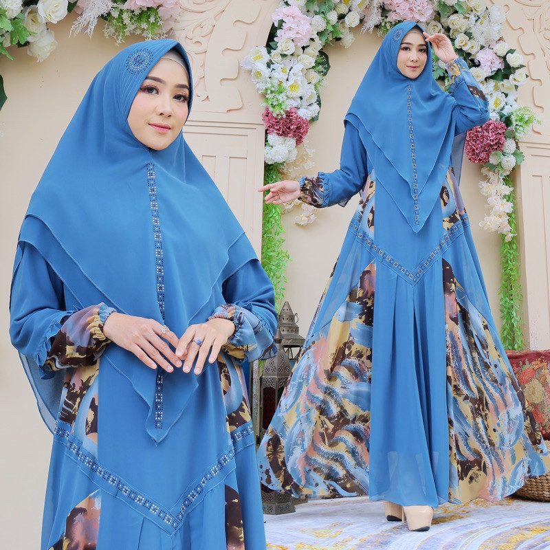 Gamis Wanita Terbaru 2024 Viral Ghamis Termurah Rok Sysri Maxydrees Maxy Maxi Kekinian Gamsil Dewasa