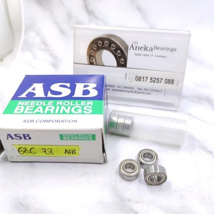 `````````] BEARING 686 ZZ ASB MURAH 686ZZ LAKER RODA DINAMO GERINDA GEAR 6X13X5