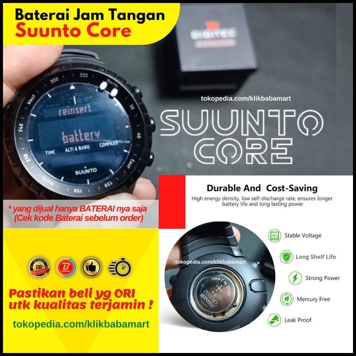 DISKON BATERAI SUUNTO CORE JAM TANGAN ORIGINAL 