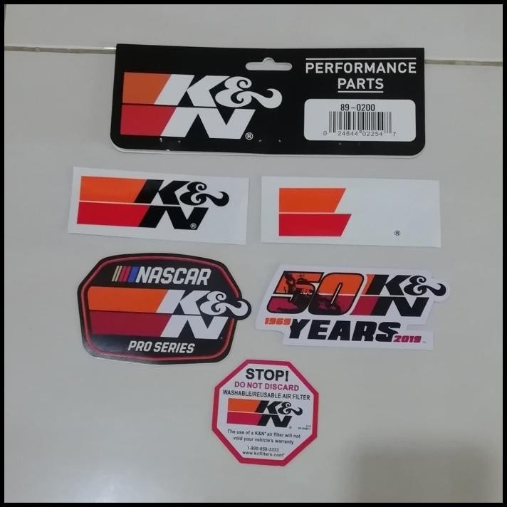 

BEST DEAL K&N EXCLUSIVE 50 YEARS DECALS / STIKER 89-0200 !