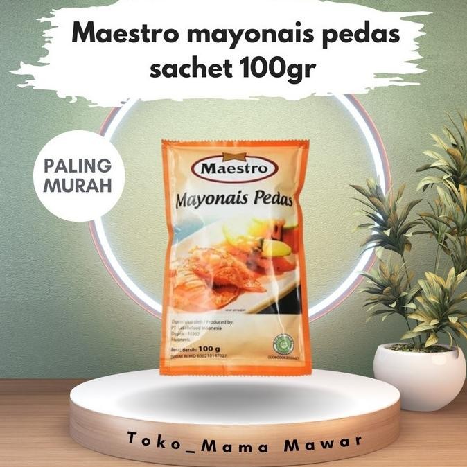 

Terlaris Paling Murah Maestro Mayonais Pedas Sachet 100Gr Mayonaise Mayones Mayo Pedas Ready Stok