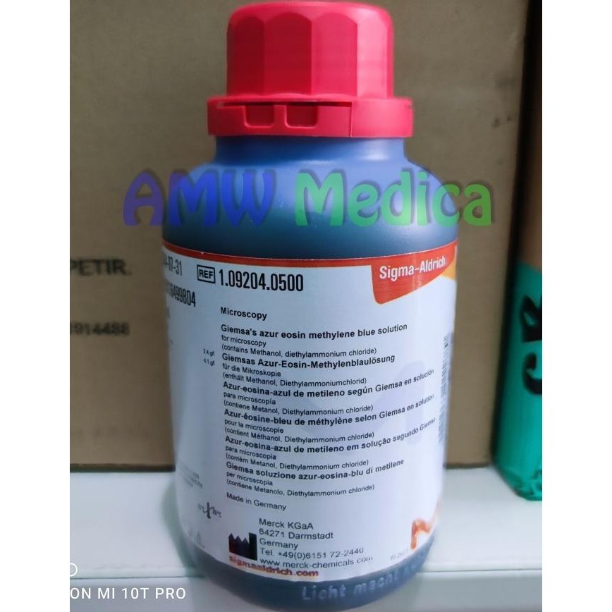 Giemsa Merck Cat.1.09204.0500 500 Ml Merck Kgaa Chemicals