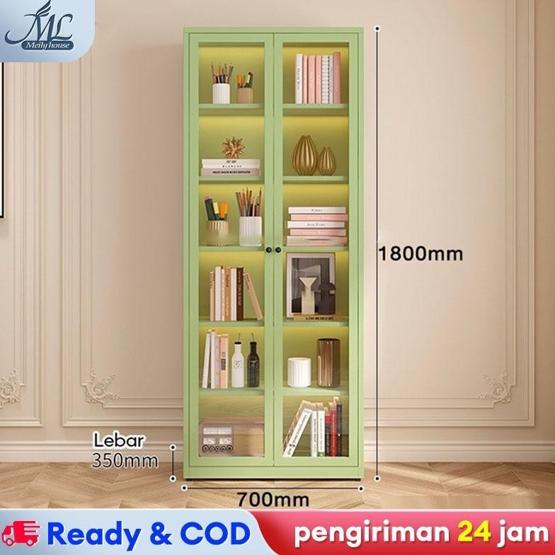 Lemari Arsip Kantor Lemari Arsip Besi 2 Pintu Swing Lemari Arsip Besi hijau Lemari Sekolah File