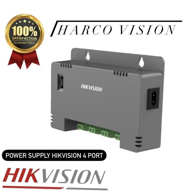 Power Supply Hikvision 4 Kamera Adaptor Cctv 4 Kamera Hikvision Psu 4