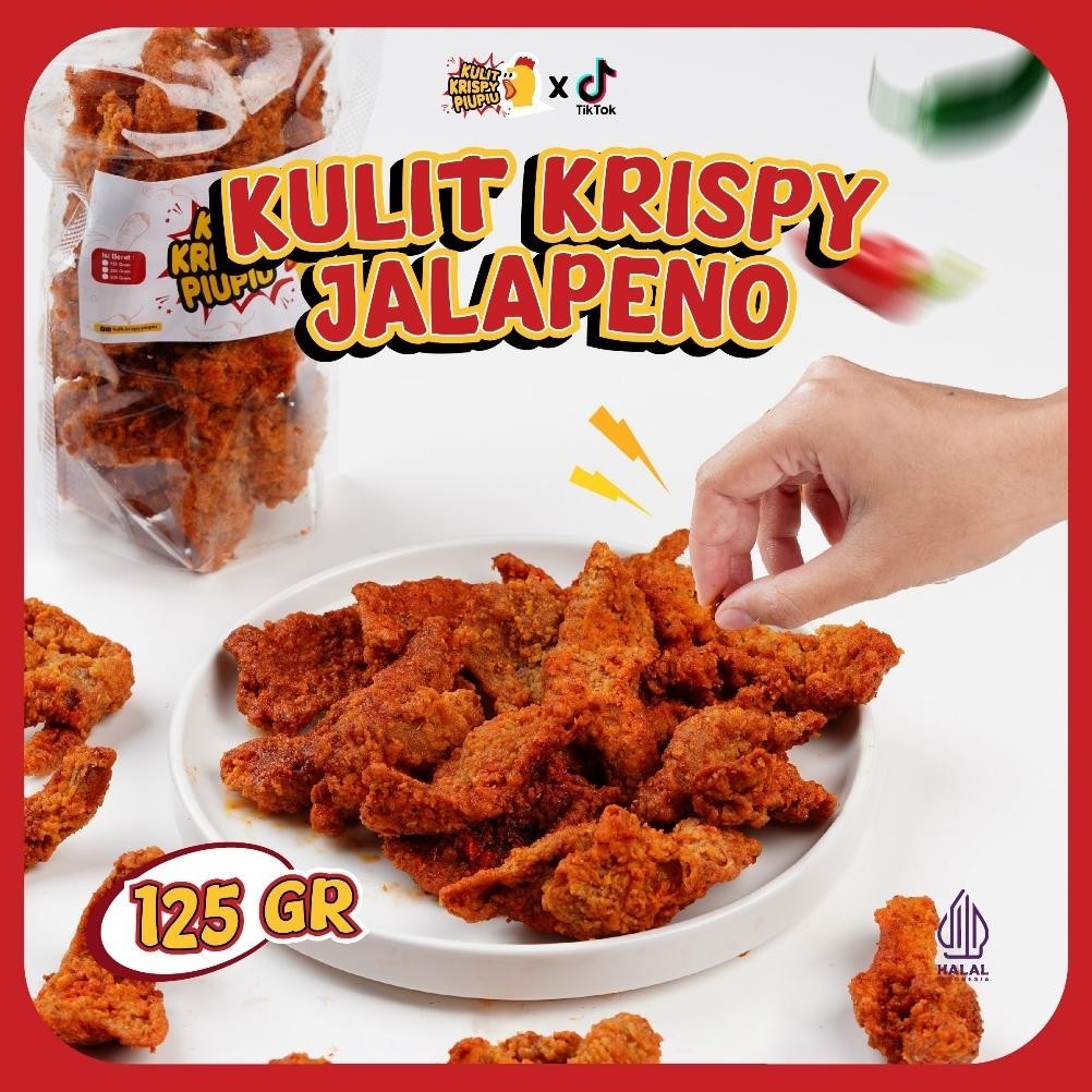 

TW39 Bundle Cemilan Kulit Ayam Crispy PiuPiu Semua Rasa Pedas/Original/Jalapeno Termurah