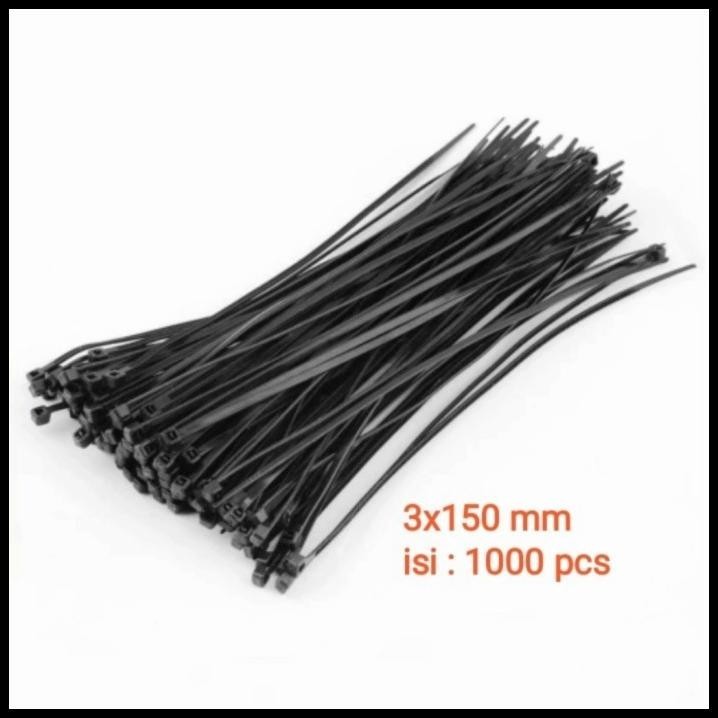 

HOT DEAL TALI TIS KABEL TIES UKURAN 3 X 150 MM ISI 1000 !!
