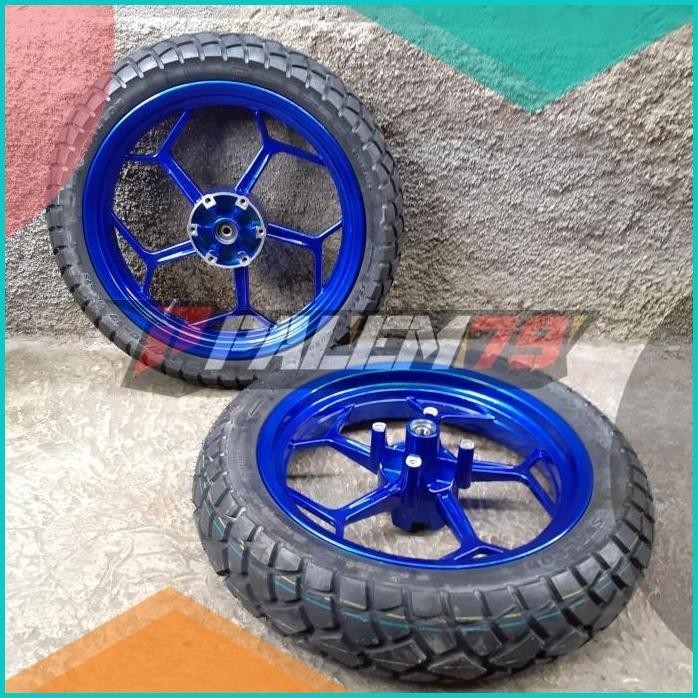Wheelset KLX 150 S L BF Dtracker Velg Racing Paket Ban Semi Enduro 8JV