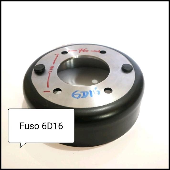 DISKON TROMOL REM TANGAN BRAKE DRUM FUSO PS190 PS 190 6D16 