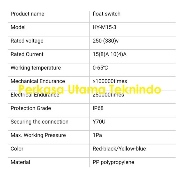 Floating Switch / Fluid Level Control Ori