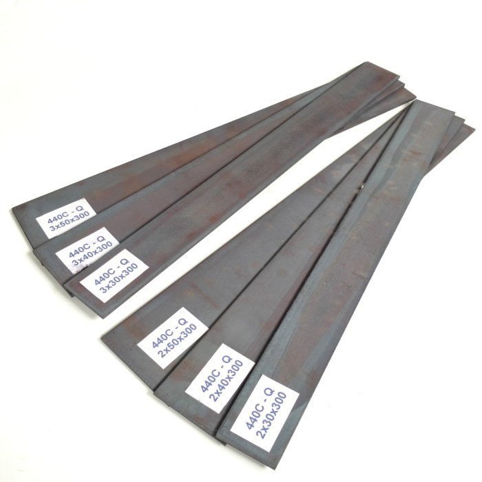 BAJA HIGH CARBON 440C - QUENCHED STEEL PLATE - BAHAN PISAU- ENIGMAZONE