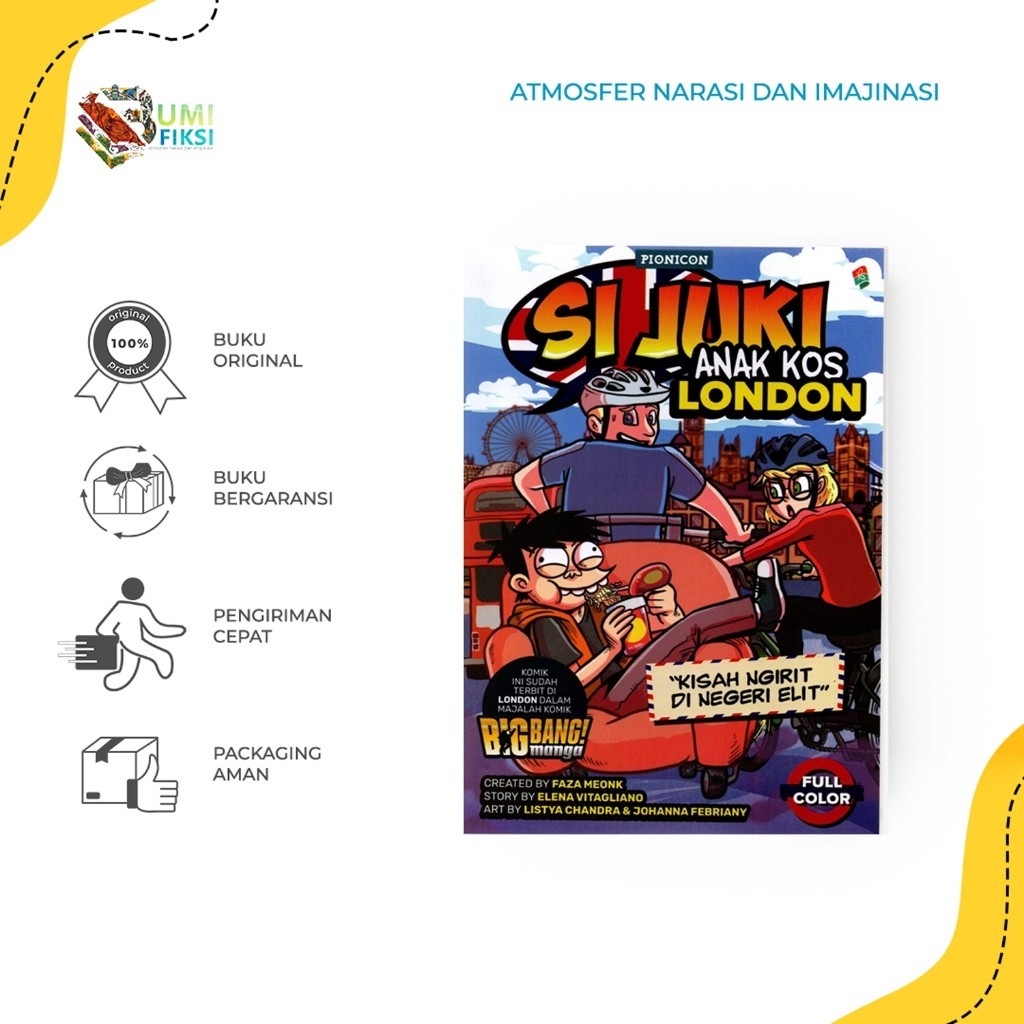 Buku Komik Si Juki Anak Kos London - Pionicon - Bukune - Bumifksi