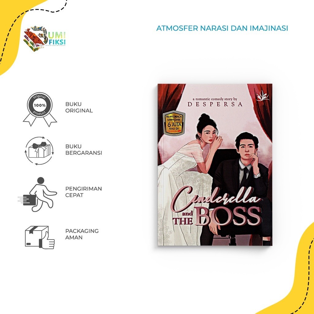 Novel Cinderella And The Boss - Desperasa - Ayna Books - Bumifiksi