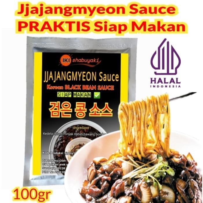 

jjajangmyeon sauce halal 100gr siap makan | chunjang | saus jjajang Kualitas Terbaik