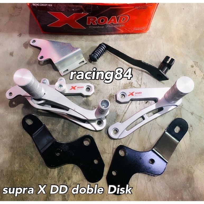 Viral Footstep Underbon Xroad New Supra X 125 Double Disk Dd /Fi/Injeksi/Helm In Foot Step Underbond