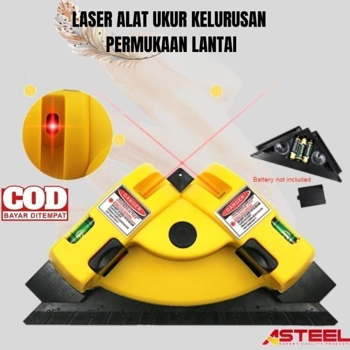 Promo Murah Laser Level Line Lv-01 Laser Sudut Ukur Kelurusan Keramik