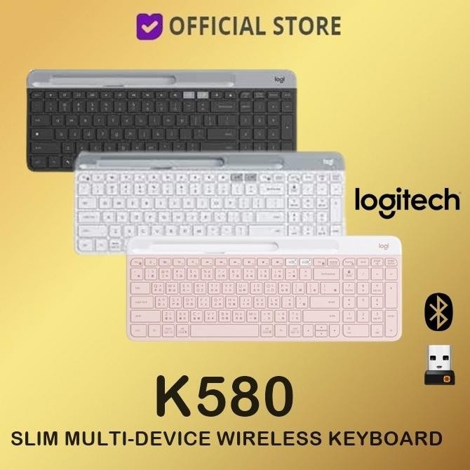 Logitech K580 Slim Multi Device Wireless Bluetooth Keyboard K 580