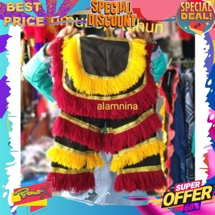 NEW ARRIVAL CELANA BARONGAN ANAK SD MURAH SMP KECIL WARNA MERAH KUNING HIJAU BIRU ANAK2 - BARONGAN D