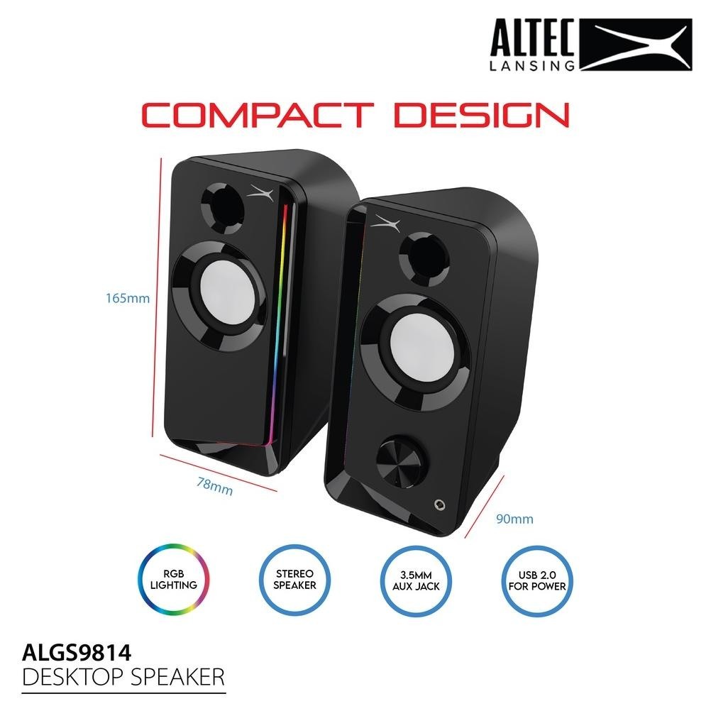 Special Promo Speaker 2.0 Altec Lansing ALGS9814 RGB Original