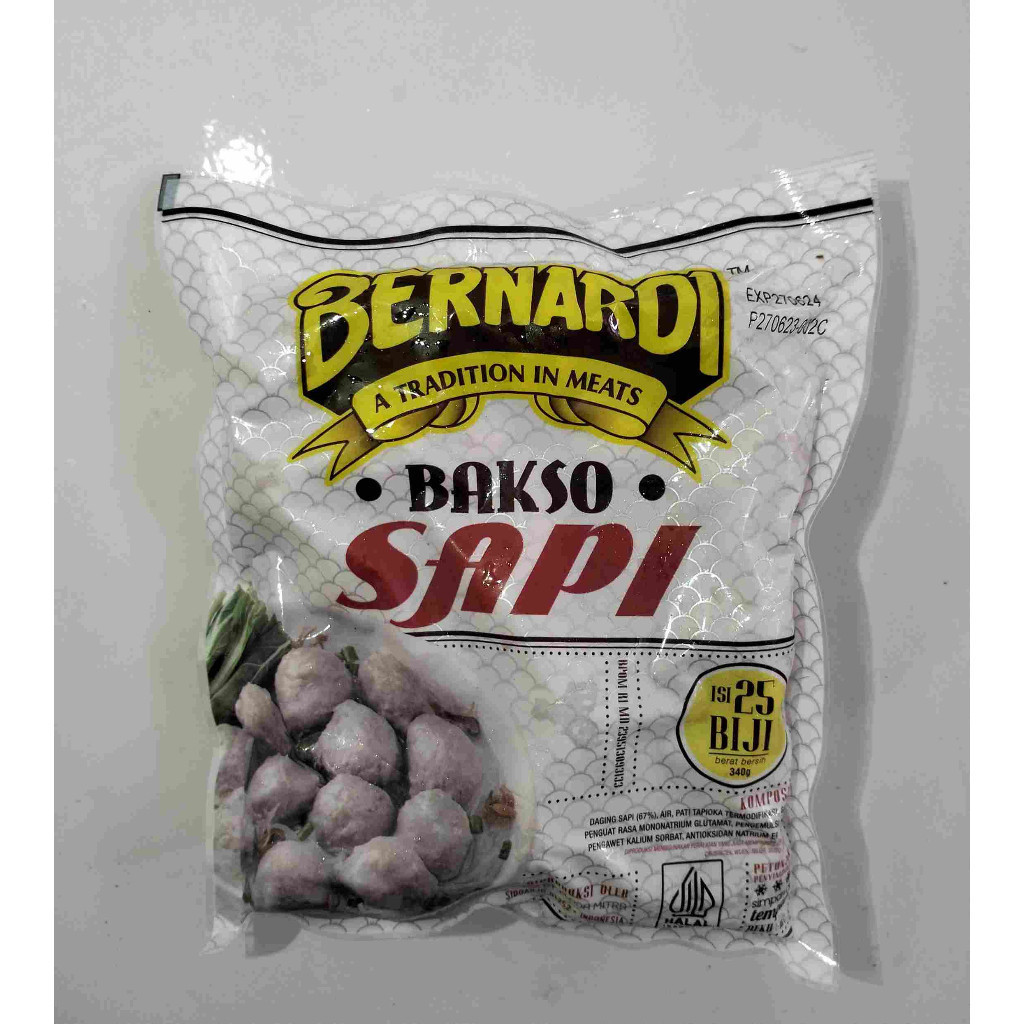 

BERNARDI BAKSO SAPI BESAR (25 Pcs/340 Gram)