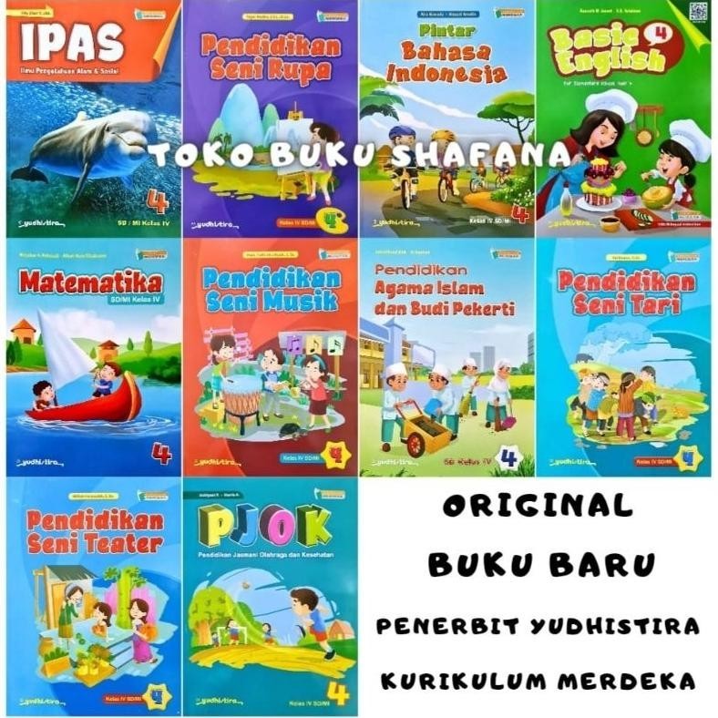 

CR - Buku Paket Yudhistira Kelas 4 SD/MI Kurikulum Merdeka ( KURMER ) Original TERLARIS