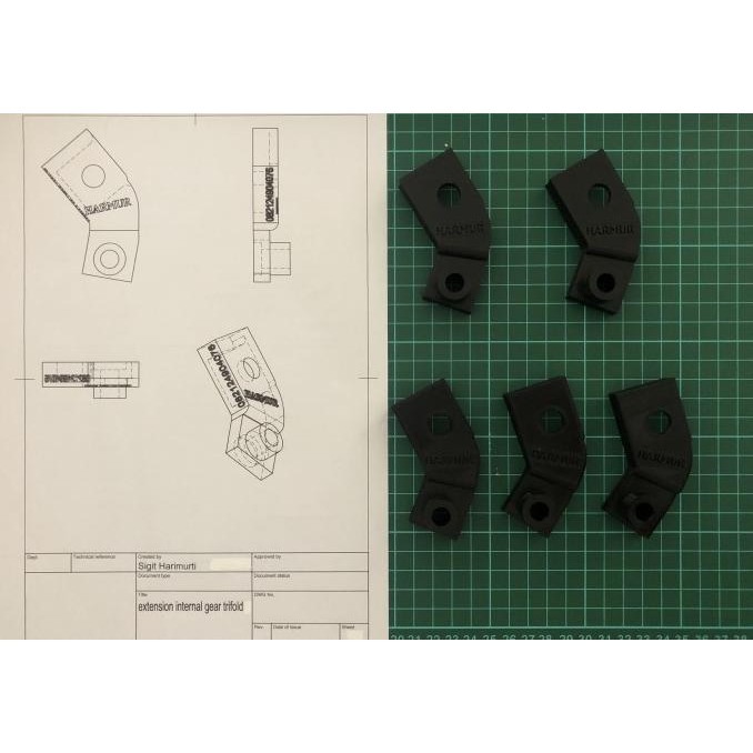 Adapter Tensioner Rantai Sepeda Lipat Trifold