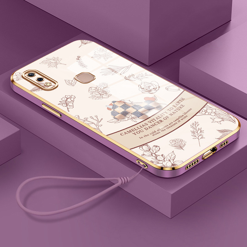 Casing Hp VIVO Y85 V9 Pro V9 Youth Y81 Y81i Y83 Y71 Y71i Z1i Z3x Case HP Casing elektroplate Softcas