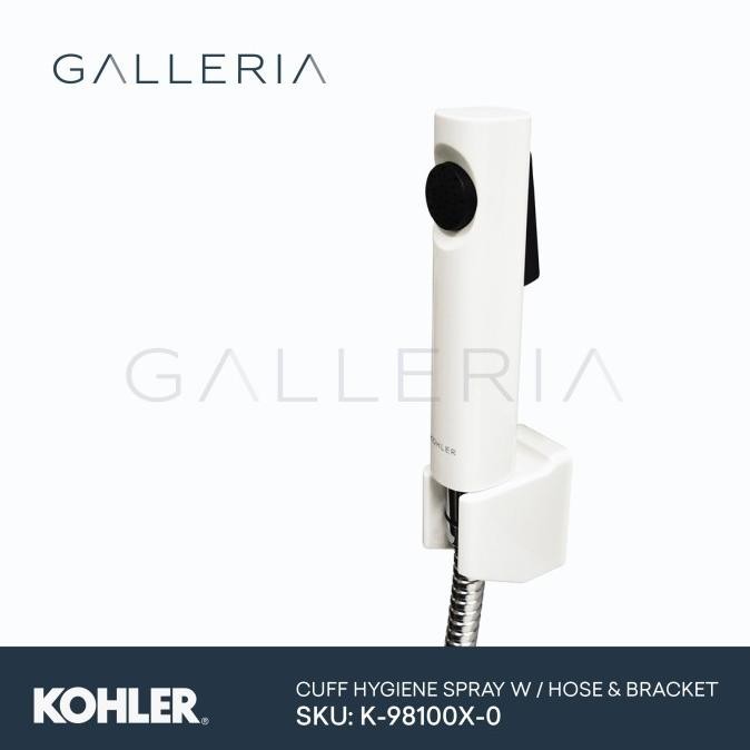 Cuff Jet Spray Shower Toilet White - Kohler