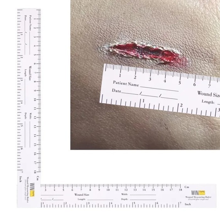 

READY Penggaris Luka 18Cm/7 ''Educare/Kertas 18Cm/7'' Pita Pengukur