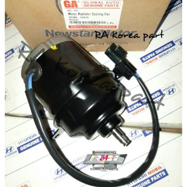 Motor Fan Cooling Radiator Hyundai Accent