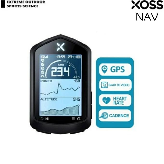 XOSS NAV Smart GPS Bike Computer Speedometer Sepeda