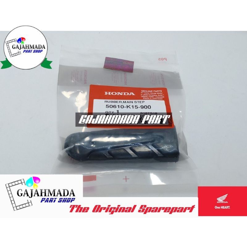 KARET FOOTSTEP DEPAN CB150R / CB 150R ORIGINAL HONDA 50610-K15-900