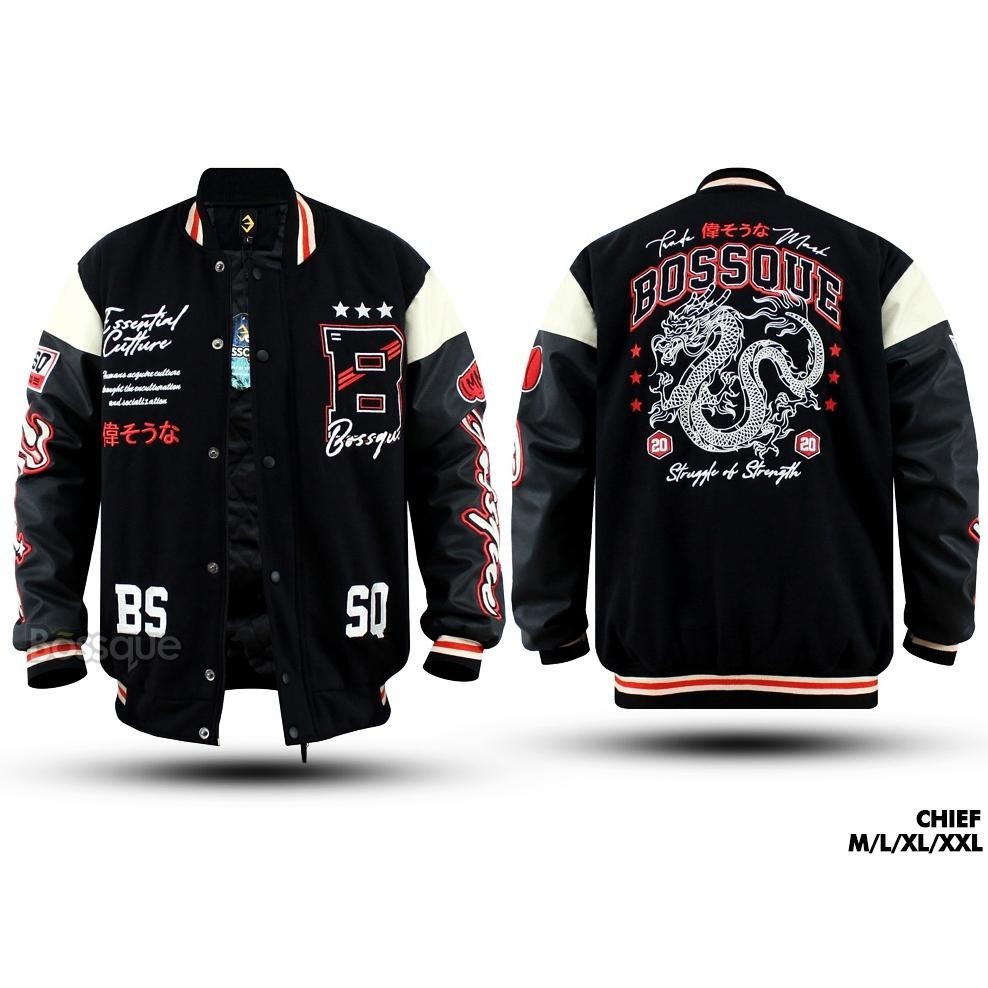 Jaket Pria Keren Chf Varsity Bordir Baseball Varsity Pria Memphis