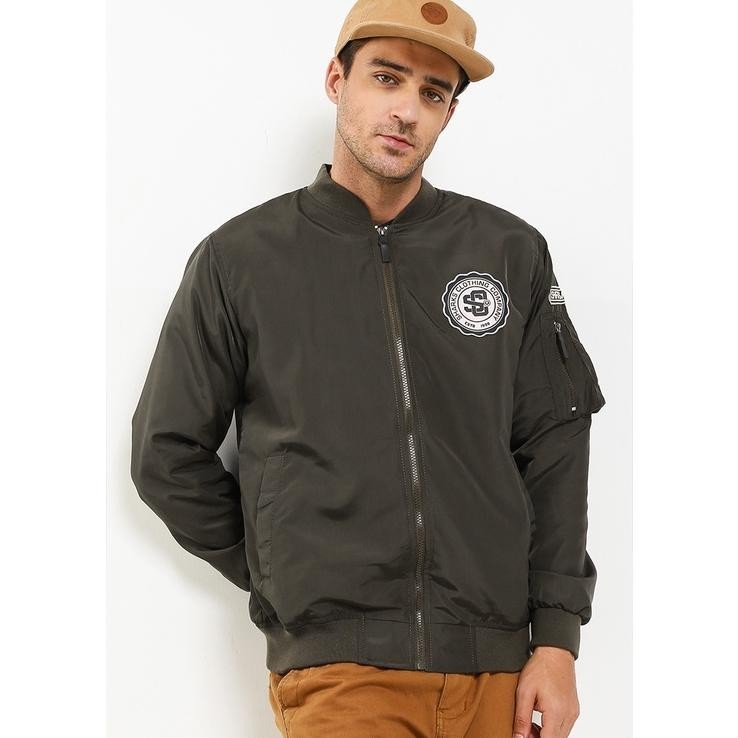 Jaket Pria Keren Shas Bomber Jacket Een S2G14Aa0