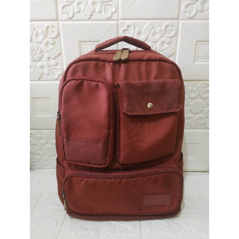 Ransel HAZZYS Maroon Preloved