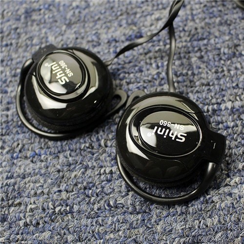 ER- Shini Earhook Clip-on Headphone Sporty with Mic - SN360 / henset bluetooth/henset/headset/henset