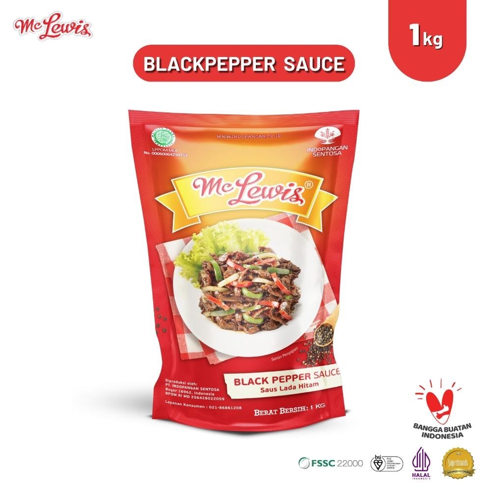 

KOE-1116 Mc Lewis Blackpepper Sauce - 1Kg Hemat