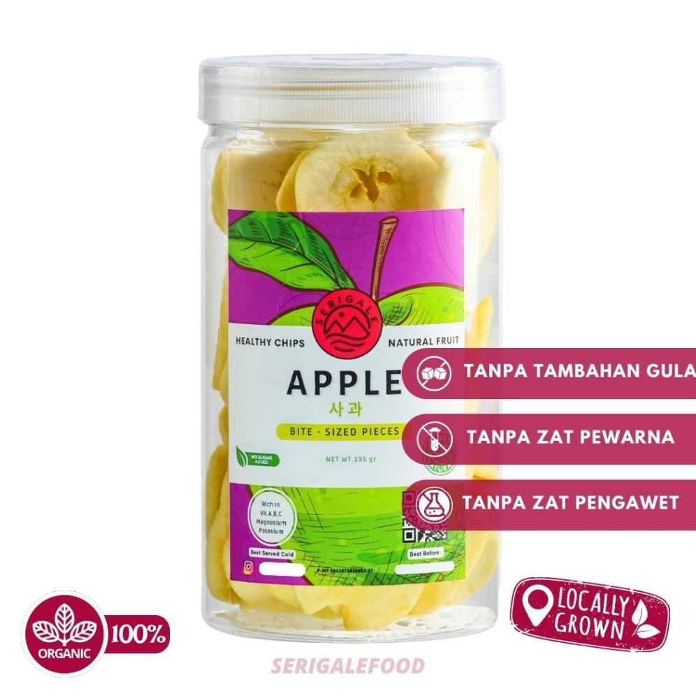 

ad-3 SERIGALE Keripik Buah Sehat I 1000 ML Toples I Keripik Buah Mix I Rambak Pisang Nangka Apel Premium Sale