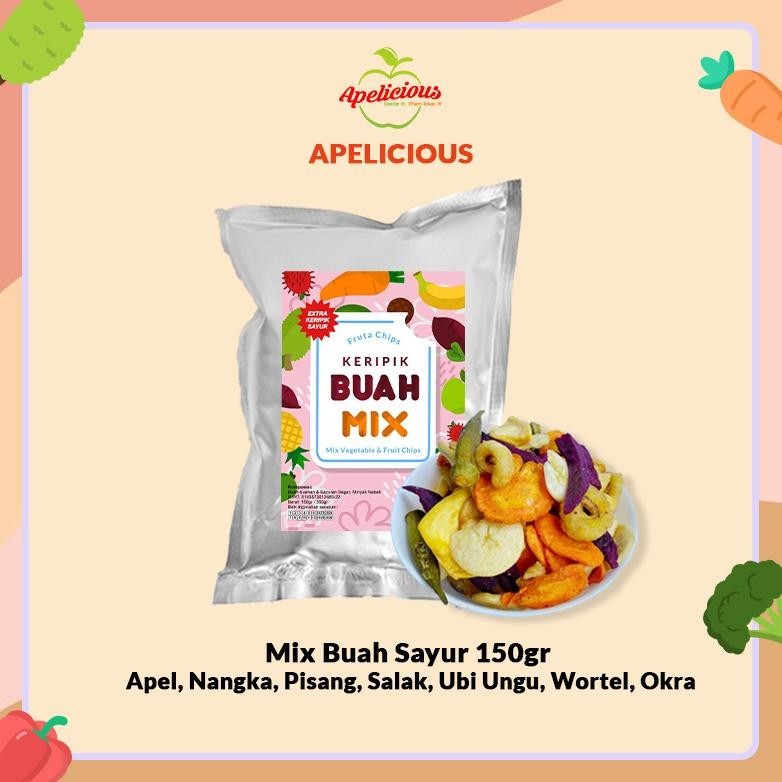 

Promo! APELICIOUS [GRATIS MIX KERIPIK SAYUR TEPUNG CRISPY] MIX KERIPIK SAYUR ORI + MIX KERIPIK BUAH SAYUR Original