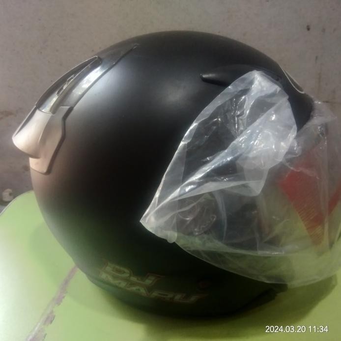 HELM KYT DJ MARU HITAM DOFF