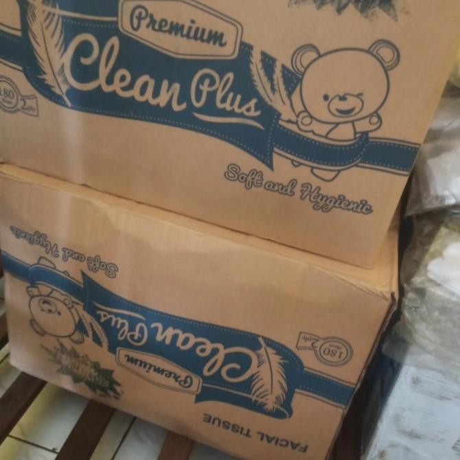 Tissue Clean Plus 180 2 Ply 1 Karton