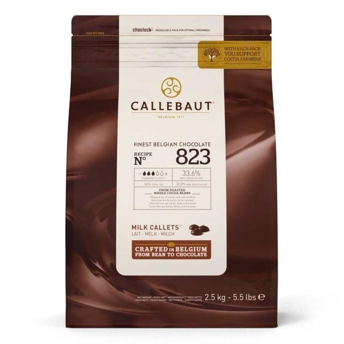 

Callebaut 823Nv Milk 2.5 Kg Bag / Couverture Chocolate Dcc