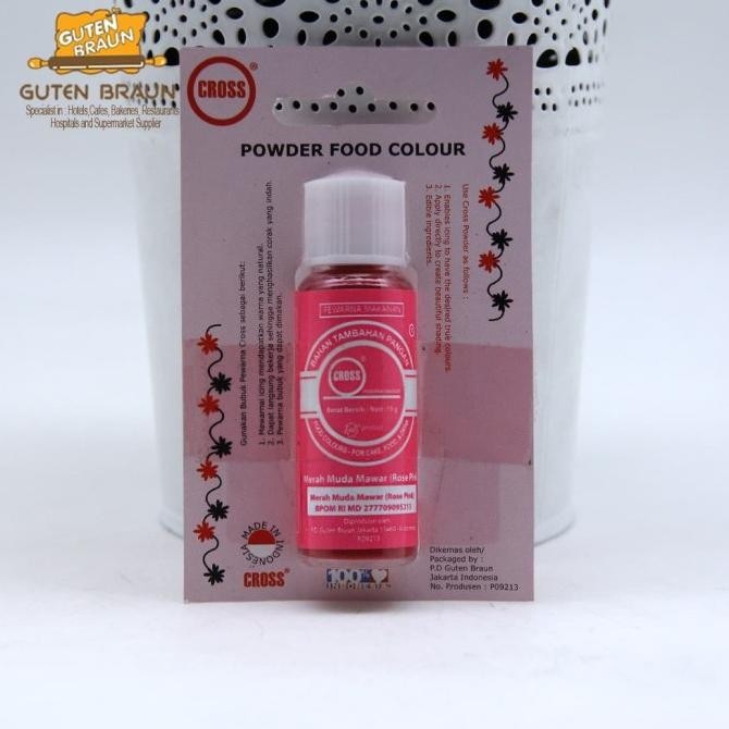 

Cross Pewarna Makanan Bubuk Rose Pink 15Gr