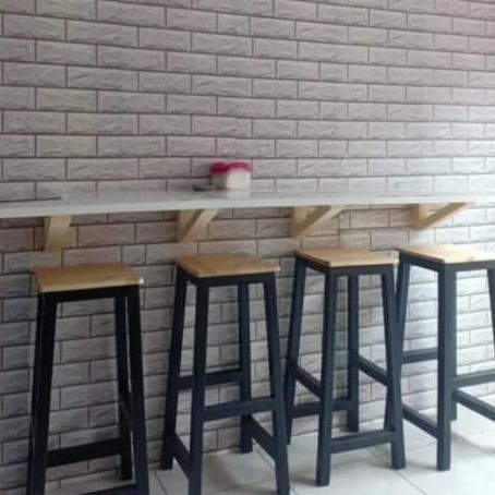 Kursi Bar Kayu / Kursi Bar Kayu Jati / Bangku Bar Tinggi