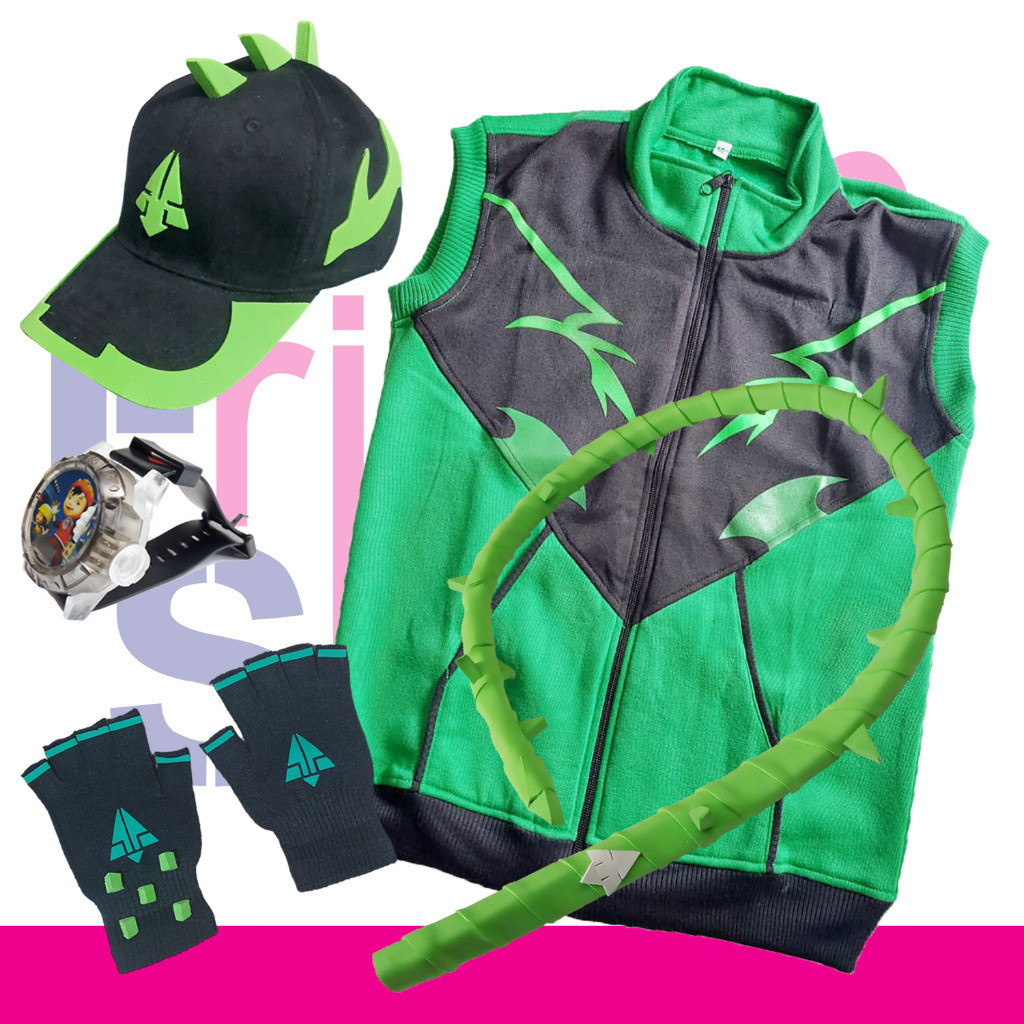PAKET KOSTUM ANAK BOBOIBOY KUASA DURI / THORN