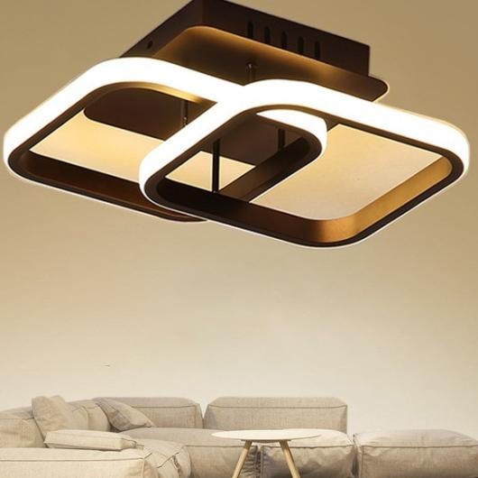 Cod Golden Led Lampu Plafon 3Warna Led Ceiling Lampu Hias Rumah